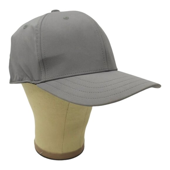 Adidas Golf Cap Stretch Fitted S/M Baseball Tennis Gray Hat Tonal Stripe - Picture 3 of 13